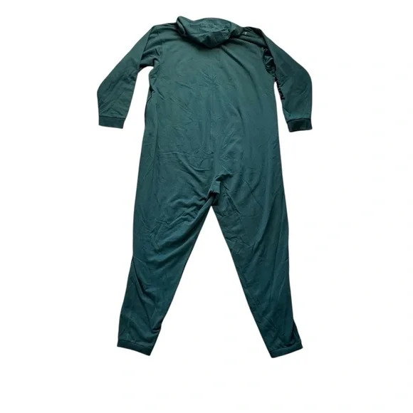 Savage X Fenty Hooded Jumpsuit Hunter Green Teal One Piece Cotton Size 3X - Picture 5 of 14